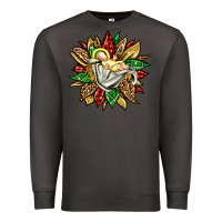 Smoke christmas baby jesus sunflower Premium Sweatshirt - Jasminsmagicworld