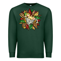 Sports Green christmas baby jesus sunflower Premium Sweatshirt - Jasminsmagicworld