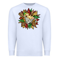 Christmas Baby Jesus Sunflower Premium Sweatshirt | Teevron