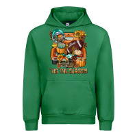 Emerald Tis The Season Fall Football Truck Urban Hoodie - BundleAndBundleShop