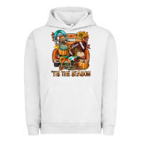 Pigment Lunar Rock Tis The Season Fall Football Truck Urban Hoodie - BundleAndBundleShop