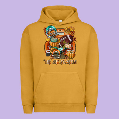 Tis The Season Fall Football Truck Urban Hoodie Designed By Bundleandbundleshop