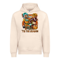 Sandshell Tis The Season Fall Football Truck Urban Hoodie - BundleAndBundleShop