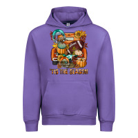 Tulip Tis The Season Fall Football Truck Urban Hoodie - BundleAndBundleShop