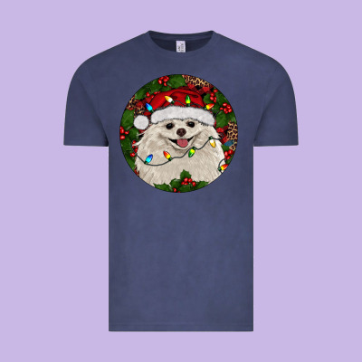 Vintage Tee Christmas pomeranian