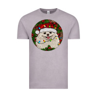 Vintage Zinc Christmas pomeranian Vintage Tee - RanaPortraitStore