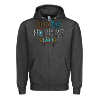 Charcoal Heather our 1 st mother's day Zipper Hoodie - CowhideDigitalArt