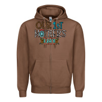 Chestnut our 1 st mother's day Zipper Hoodie - CowhideDigitalArt