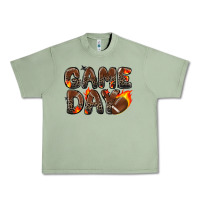 Oil Green game day football leopard Urban Heavy Tee - Zillion Design Studio