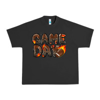 Pigment Black game day football leopard Urban Heavy Tee - Zillion Design Studio