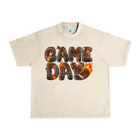 Game Day Football Leopard Urban Heavy Tee | Teevron