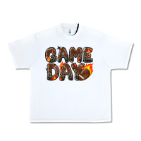 White game day football leopard Urban Heavy Tee - Zillion Design Studio