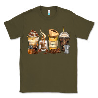 Army Green coffee cups Classic Tee - Zillion Design Studio
