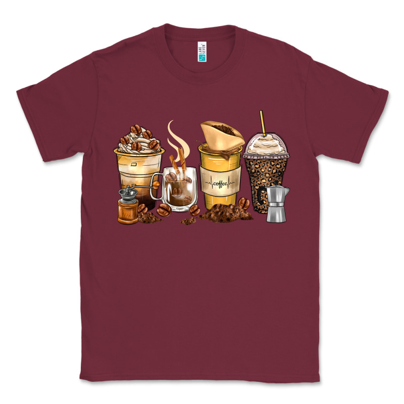 Coffee Cups Classic Tee by Zillion Design Studio | Teevron