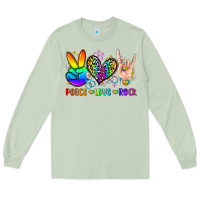Matcha peace love rock Long Sleeve Tee - Zillion Design Studio