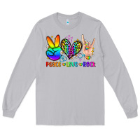 Moon Dust peace love rock Long Sleeve Tee - Zillion Design Studio
