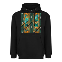 Black aztec and arrow Heavyweight Hoodie - BundleAndBundleShop