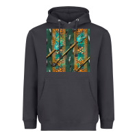 Smoke aztec and arrow Heavyweight Hoodie - BundleAndBundleShop
