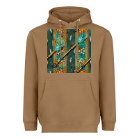Toasted Coconut aztec and arrow Heavyweight Hoodie - BundleAndBundleShop