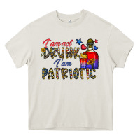 Cream i'm drunk i'm patrıtoc Heavy Core Tee - CowhideDigitalArt