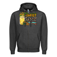 Charcoal Heather sweet summer time pineapple Zipper Hoodie - RacoonDesign