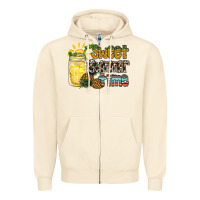 Sandshell sweet summer time pineapple Zipper Hoodie - RacoonDesign
