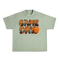 Oil Green game day basketball leopard Urban Heavy Tee - Zillion Design Studio