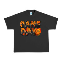 Pigment Black game day basketball leopard Urban Heavy Tee - Zillion Design Studio