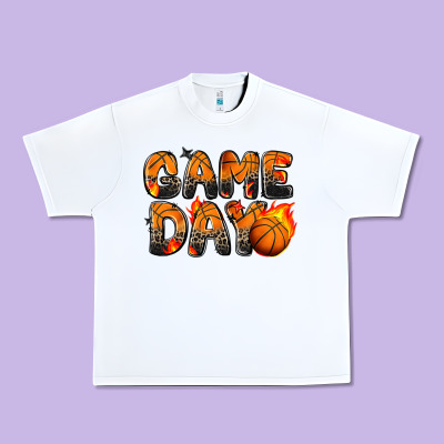 Urban Heavy Tee game day basketball leopard