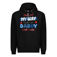 Black out of my wat ı get my daddy back today Premium Hoodie - MaliasSmallBusiness