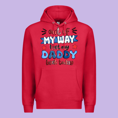 Out Of My Wat ı Get My Daddy Back Today Premium Hoodie Designed By Maliassmallbusiness