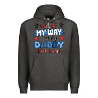 Charcoal Heather out of my wat ı get my daddy back today Premium Hoodie - MaliasSmallBusiness