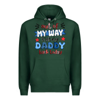 Sports Green out of my wat ı get my daddy back today Premium Hoodie - MaliasSmallBusiness