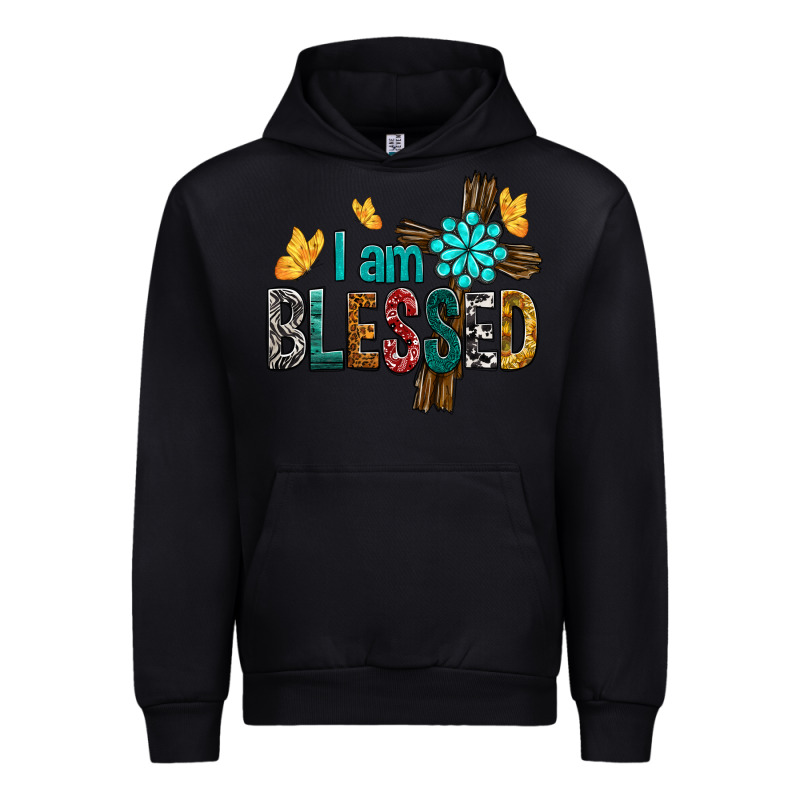 I Am Blessed Cross Urban Hoodie by BundleAndBundleShop | Teevron