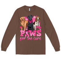 Chestnut Paws For The Cure Long Sleeve Tee - texasbilliewilder