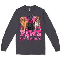 Smoke Paws For The Cure Long Sleeve Tee - texasbilliewilder