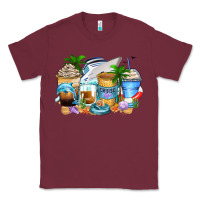 Burgundy cruise life coffee cups Classic Tee - Zillion Design Studio