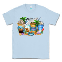 Dusty Blue cruise life coffee cups Classic Tee - Zillion Design Studio