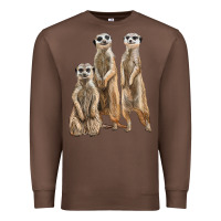 Chestnut 3 meerkat Premium Sweatshirt - LillyAllenDesigns