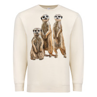 Sandshell 3 meerkat Premium Sweatshirt - LillyAllenDesigns