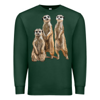 Sports Green 3 meerkat Premium Sweatshirt - LillyAllenDesigns
