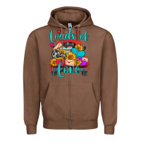 Chestnut loads of love with truck Zipper Hoodie - HRA Design Shop