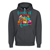 Smoke loads of love with truck Zipper Hoodie - HRA Design Shop