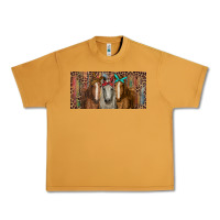 Peanut Butter Horses with serape and leopard Urban Heavy Tee - RanaPortraitStore