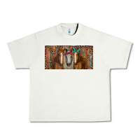 Pistachio Horses with serape and leopard Urban Heavy Tee - RanaPortraitStore