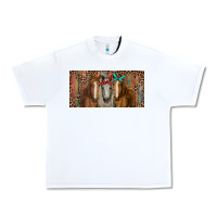 White Horses with serape and leopard Urban Heavy Tee - RanaPortraitStore