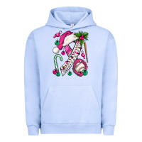 Pigment Grape Ice Pink Christmas Breast Cancer Ribbon Baseball Urban Hoodie - BundleAndBundleShop