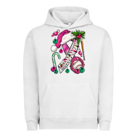 Pigment Lunar Rock Pink Christmas Breast Cancer Ribbon Baseball Urban Hoodie - BundleAndBundleShop