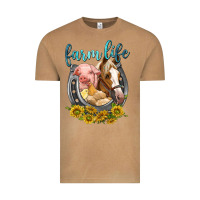 Vintage Camel chicken pig horse farm life Vintage Tee - texasbilliewilder