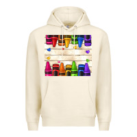 Tofu custom teacher name crayons Premium Hoodie - NancyCooperArtShop